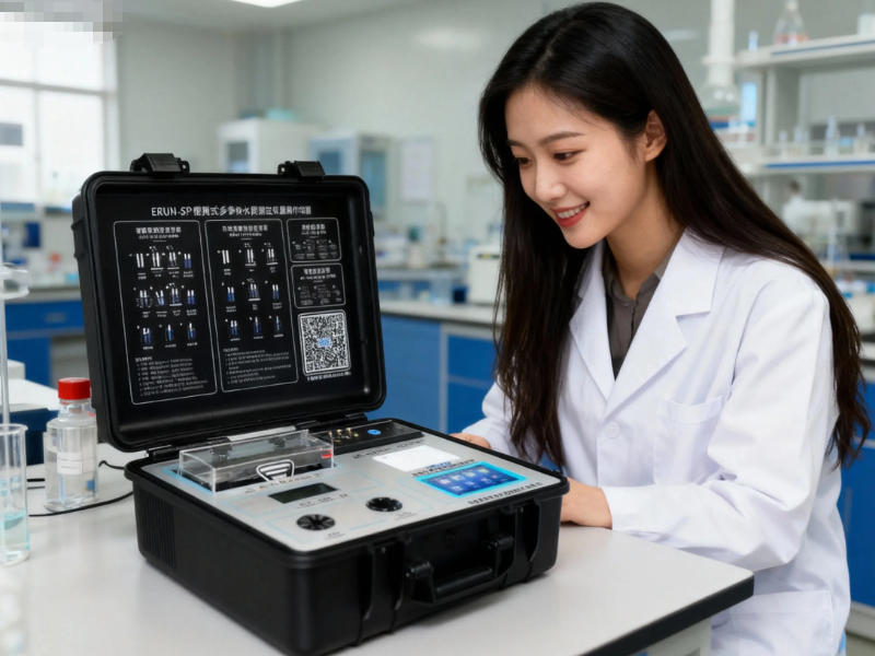 便攜式多參數(shù)水質(zhì)檢測(cè)儀使用現(xiàn)場(chǎng)